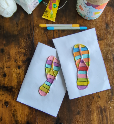 How To Make Footprint Flip-Flops