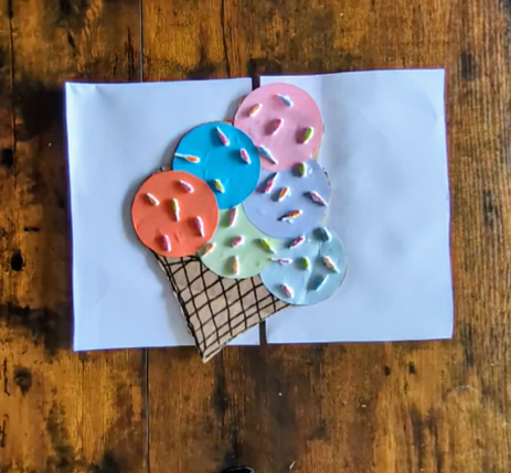 How To Make Waffle Ice Cream with Sprinkles