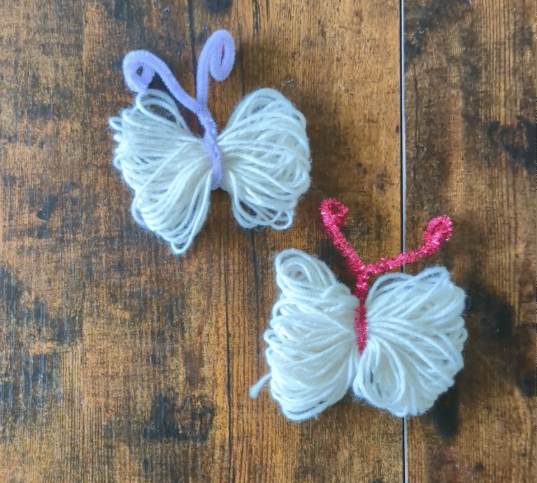 5 minute Butterfly Craft Tutorial For Busy Moms