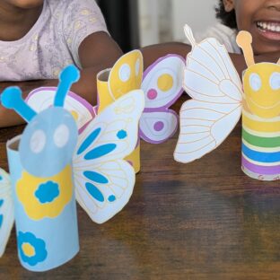 Easy butterfly craft. Spring craft for kids