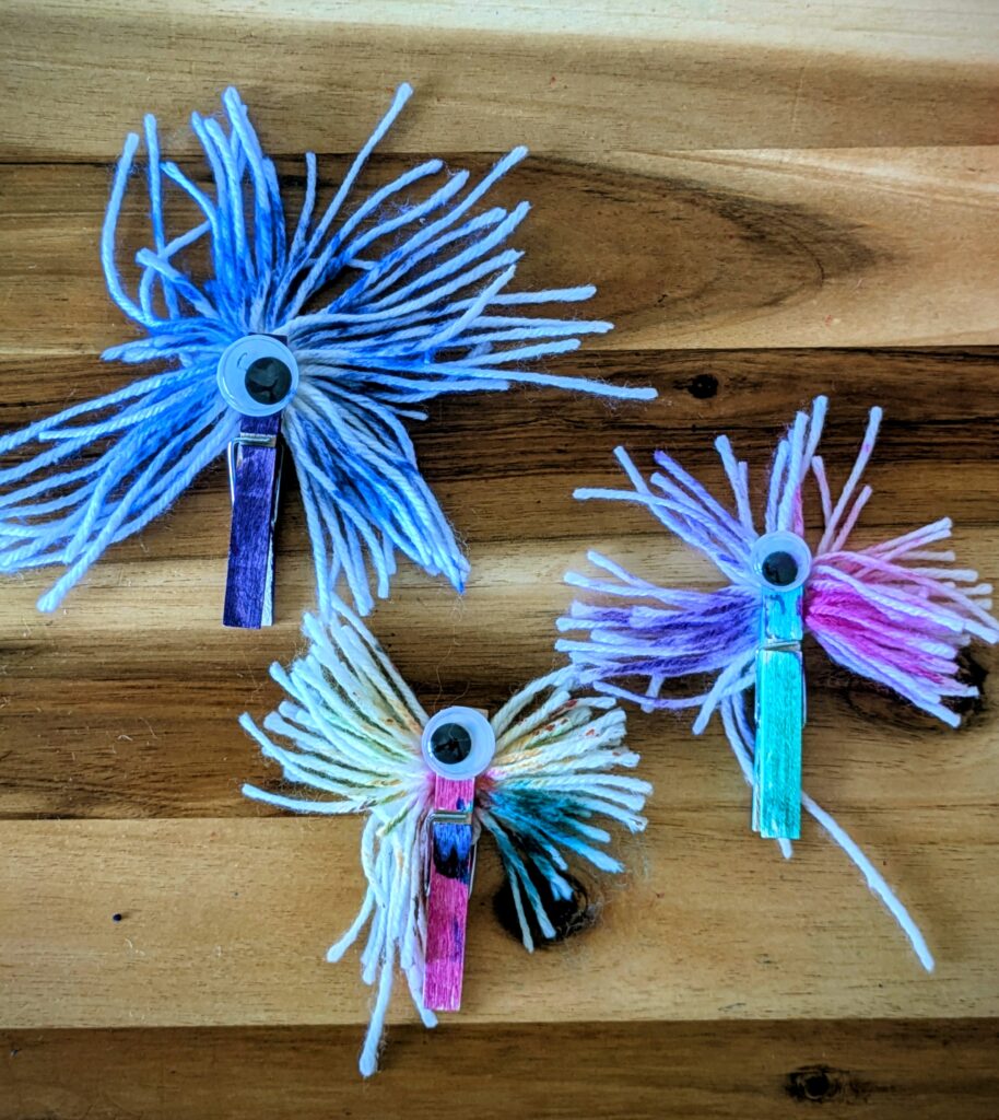 clothespin monsters craft for toddlers and preschoolers