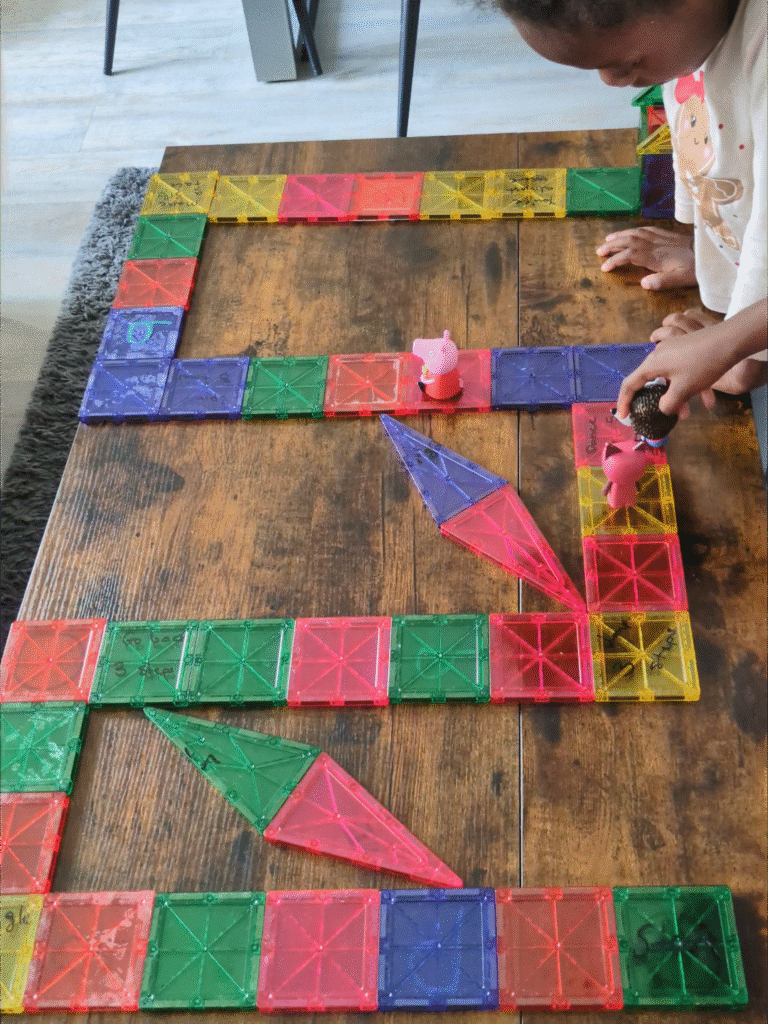magnetic tiles activity