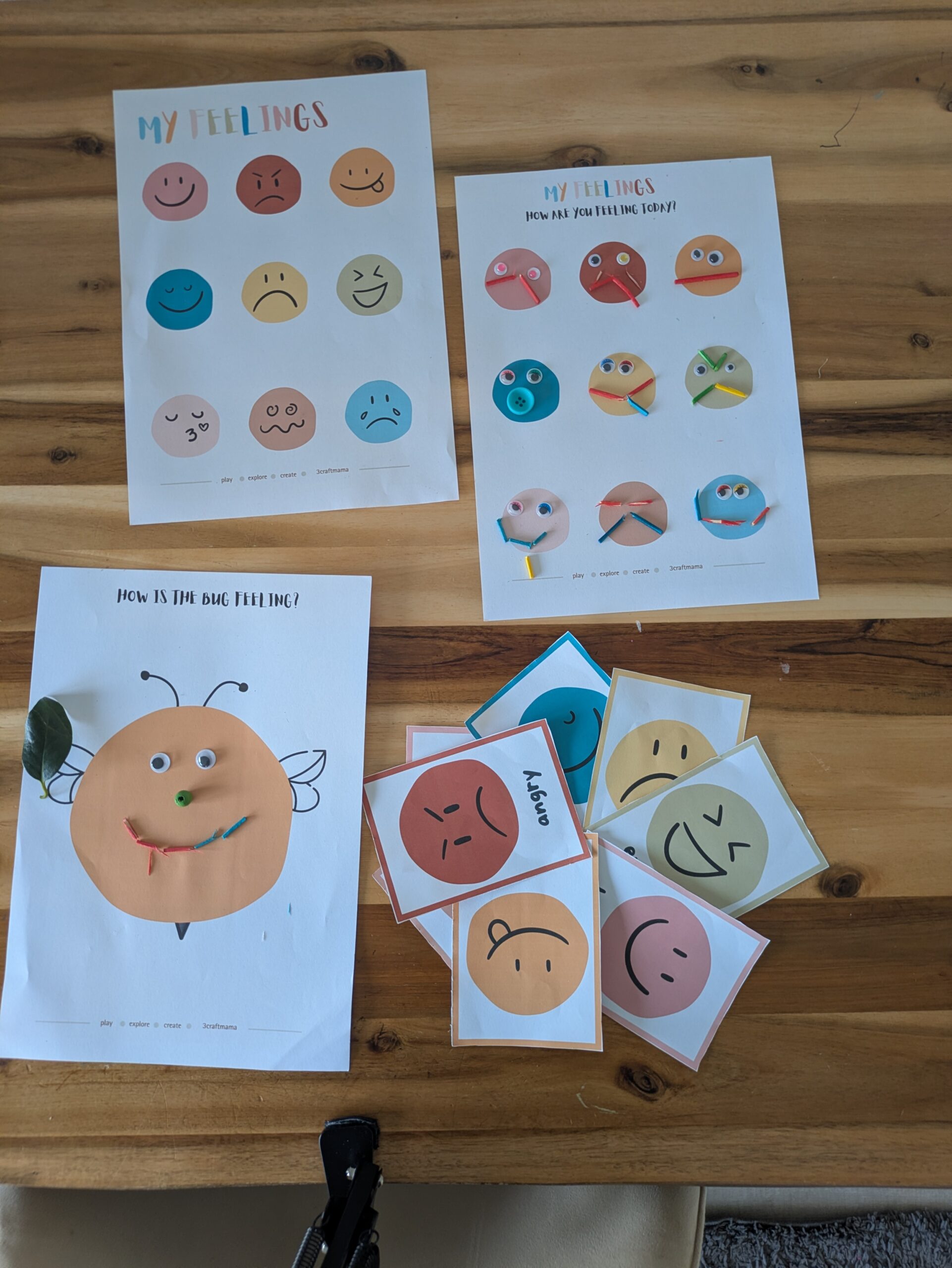 Emotions and feelings activities for kids, toddlers and preschoolers