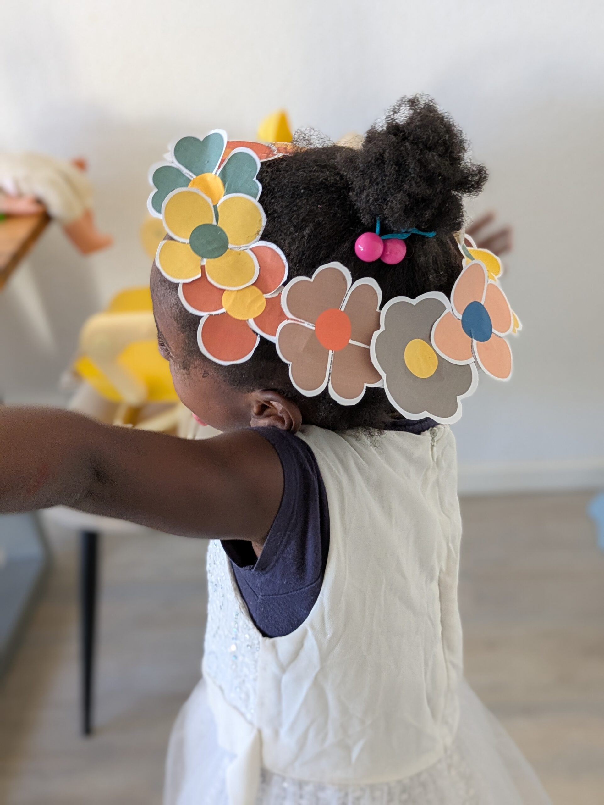 Spring Flower Wreath Craft Printable for Kids | Paper Plate Craft Template (Colour + Black & White) - Image 7