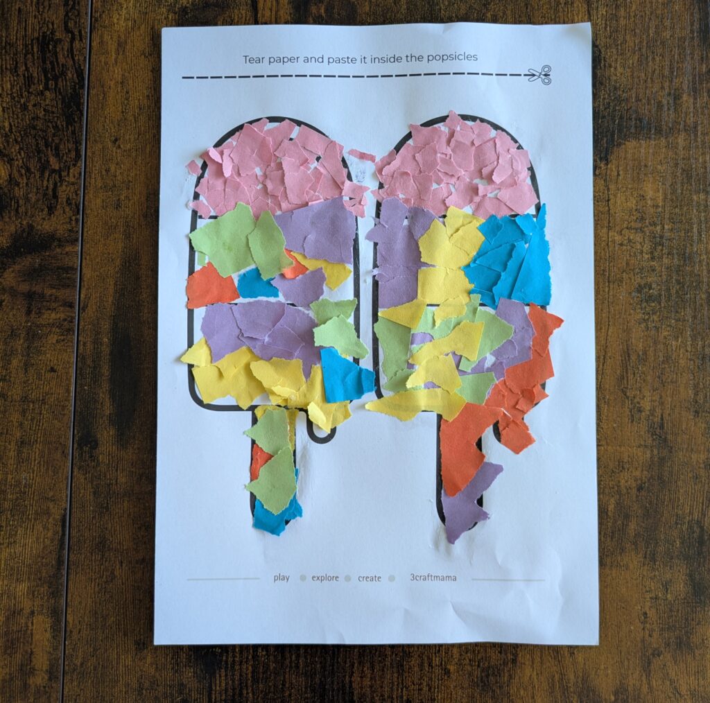 Mess-free activity book for kids