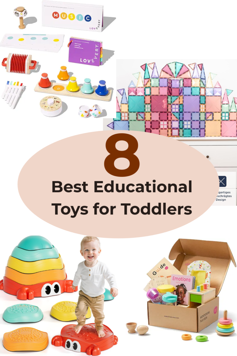 8 educational toys for toddlers.